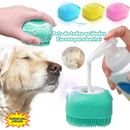 Escova Massageadora de Silicone para Pets